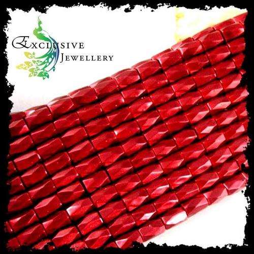 EXCLUSIVE JEWELLERY - Magnetic Hematite Bead (1 strand = 25 pcs) 6x8mm