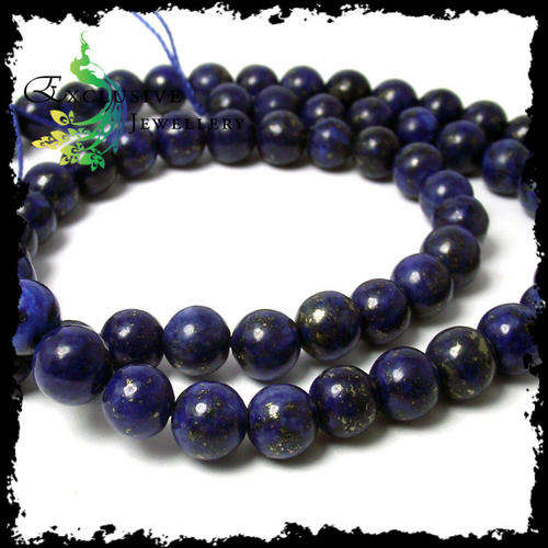SEMI-PRECIOUS BEADS - Lapiz Lazuli Beads (6mm) - 40cm
