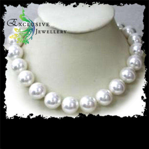 EXCLUSIVE JEWELLERY - AAA White South Sea Shell Pearl Necklace