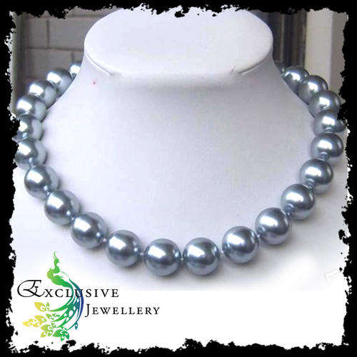 EXCLUSIVE JEWELLERY - Silver Grey South Sea Pearl Necklace