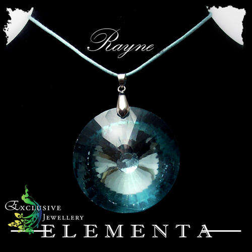 Exquisite HUGE Crystal ELEMENTA Necklace - "Rayne"
