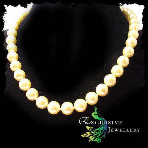 EXCLUSIVE JEWELLERY - Gold South Sea Shell Pearl Necklace - 10mm