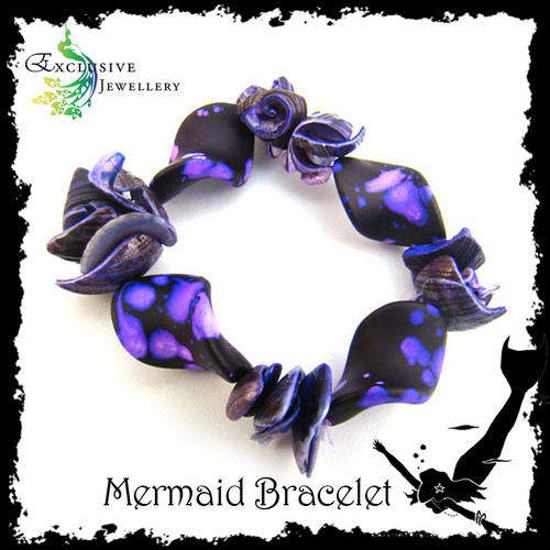 EXCLUSIVE JEWELLERY - Fashionista MERMAID Bracelet  - "Esmee" **RRP: 259.50**