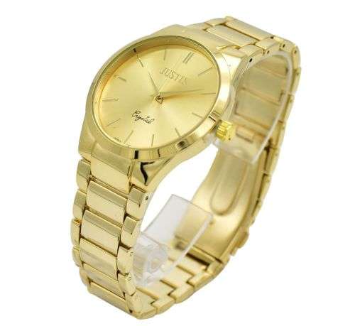 JUSTIN CRYSTAL MENS WRIST WATCH