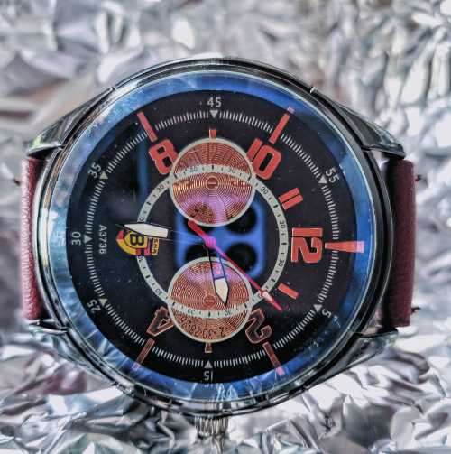 Luxurious men`s fashion wristwatch