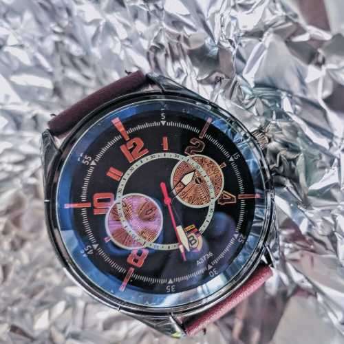 Luxurious men`s fashion wristwatch