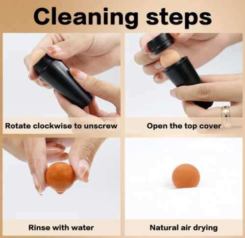Oil Absorbing Reusable Volcanic Face Roller Ball - Anti-Sebum