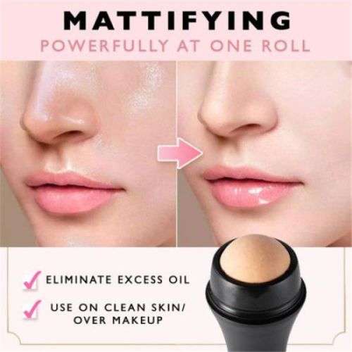 Oil Absorbing Reusable Volcanic Face Roller Ball - Anti-Sebum