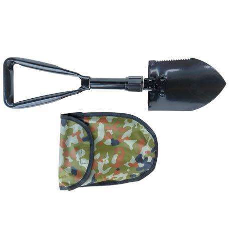 Portable folding camping shovel