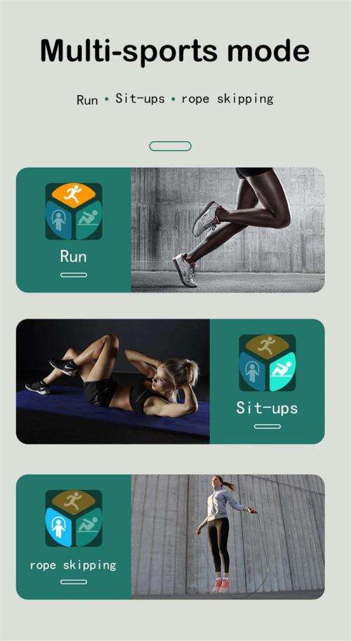 Fd-68 Bluetooth smart fitness watch pink