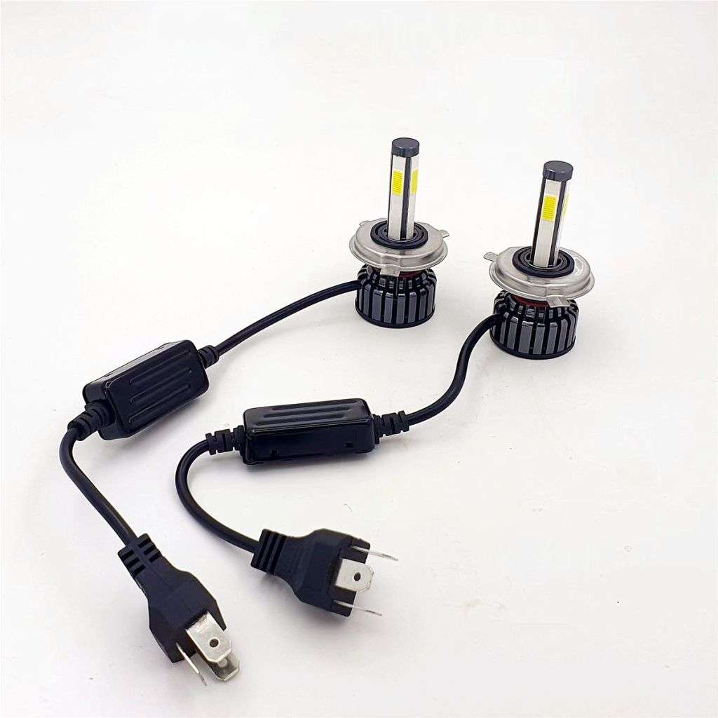 T4 H7 Auto Headlamp LED Headlight Bulbs 2 Pin