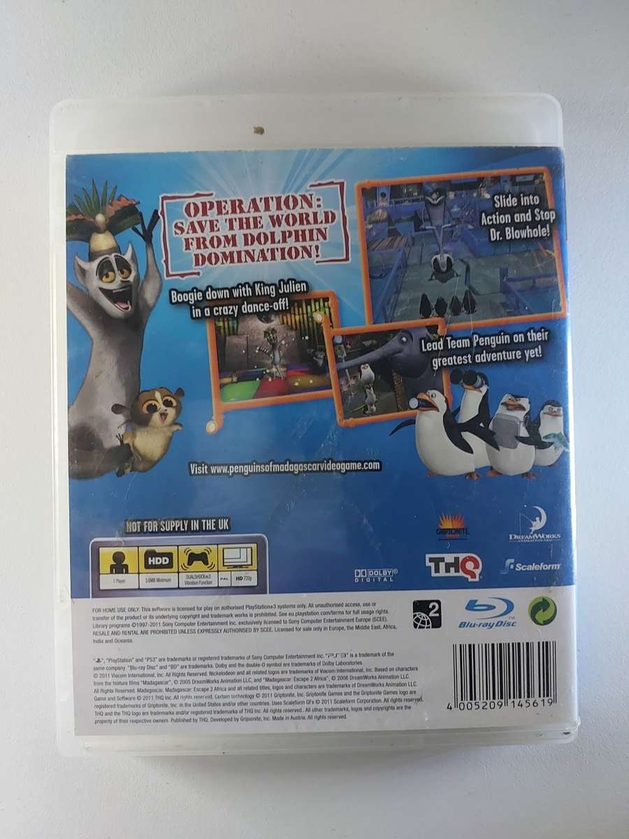 The Penguins Of Madagascar PS3