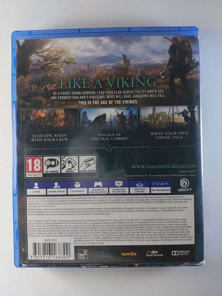 Assassins Creed Valhalla PS4