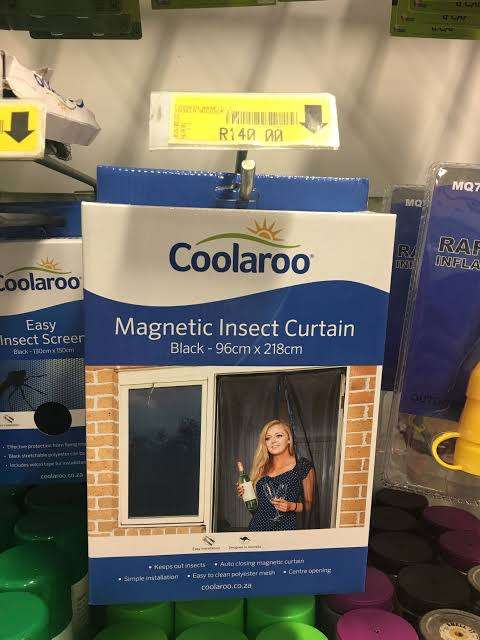 Coolaroo Insect Curtain x4 and Window Screen x3