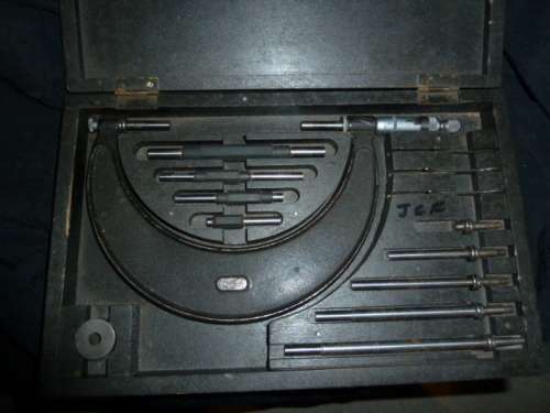 M & W 6 Inch Outside Caliper Micrometer Vintage