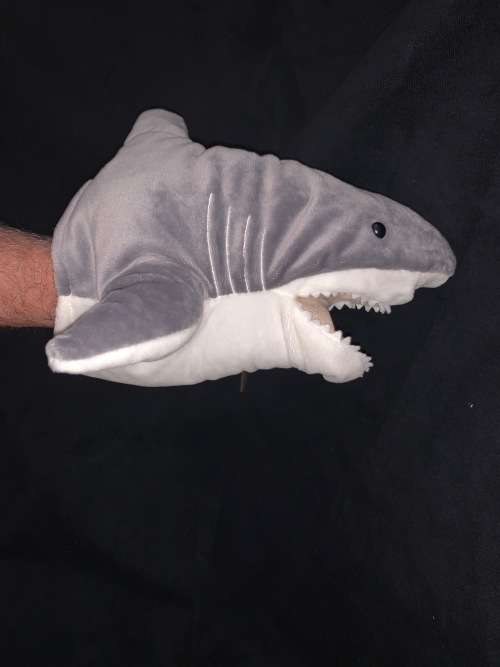 Great White Shark Hand Puppet 22 cm