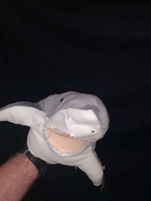 Great White Shark Hand Puppet 22 cm