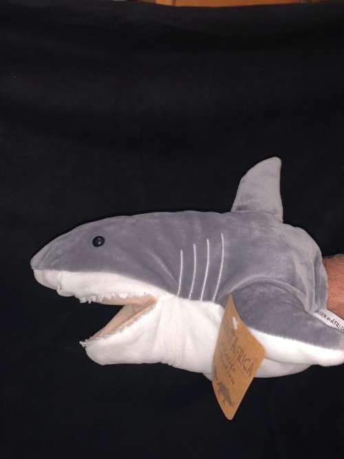 Great White Shark Hand Puppet 22 cm