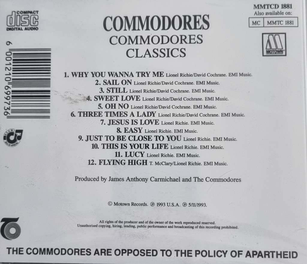 Commodores Classics
