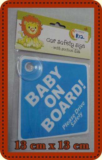 Beautiful Humorous Safety Sign/ Baby on Board