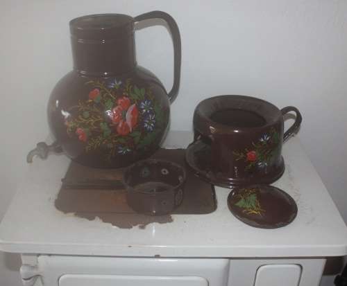 Vintage Coffee Pot on Stand