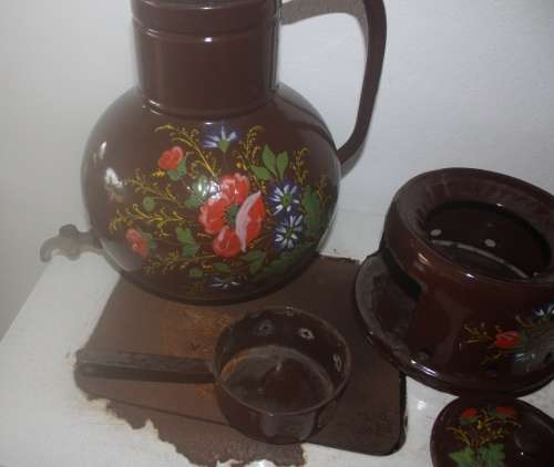 Vintage Coffee Pot on Stand