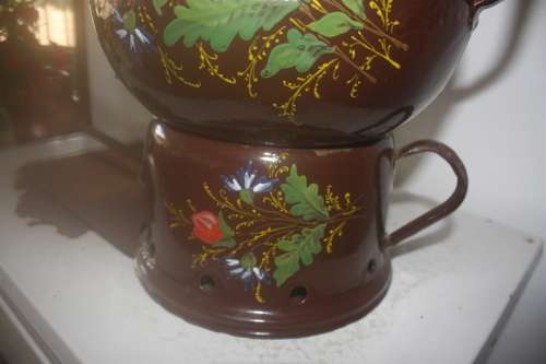 Vintage Coffee Pot on Stand