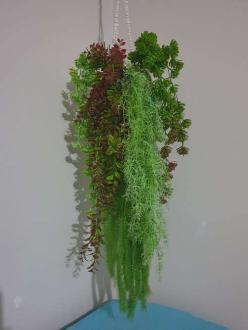 Macrame with Artificial Flowers