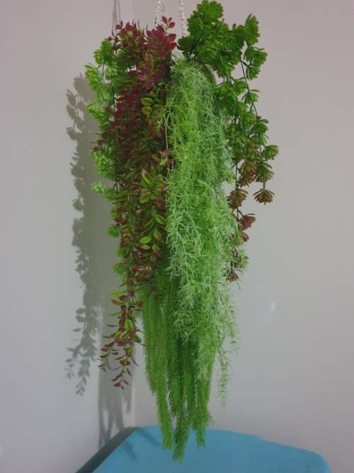 Macrame with Artificial Flowers