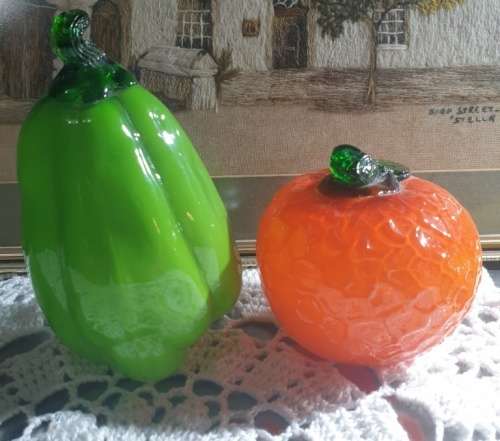 Large Glass Murano Fruit Just for You