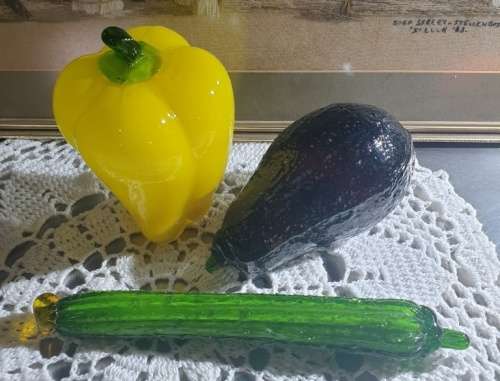 Large Glass Murano Fruit Just for You