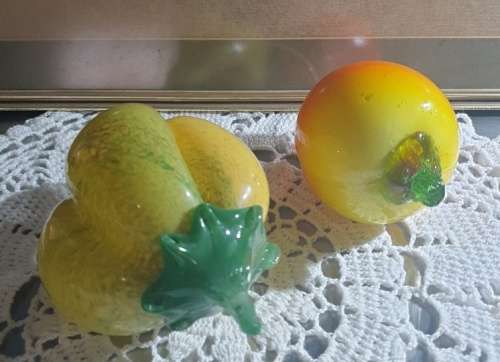 Large Glass Murano Fruit Just for You