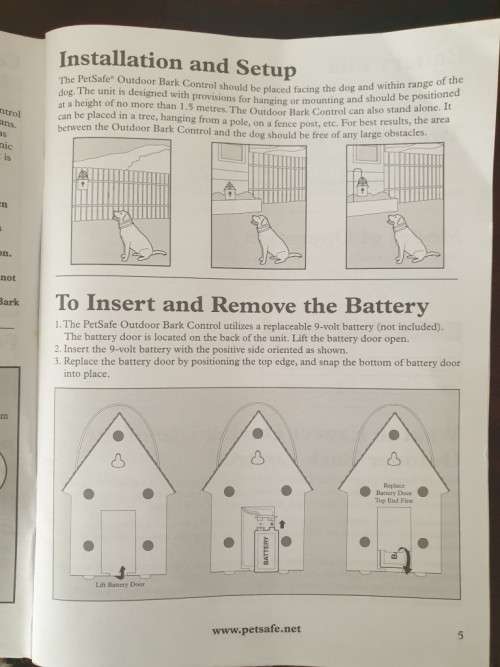PetSafe Outdoor Bark Control    Prevents dogs from barking unnesasary