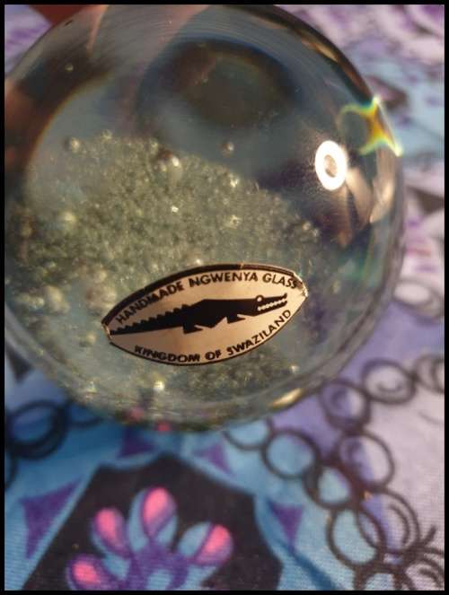 Heavy Glass Paper Weight Just for You