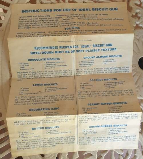 Vintage Biscuit and Icing Gun