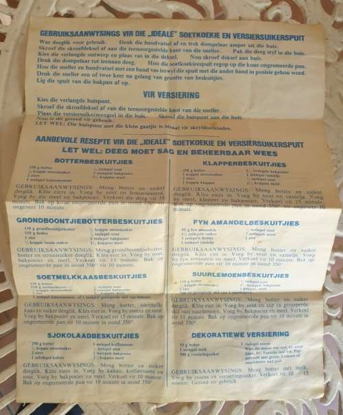 Vintage Biscuit and Icing Gun