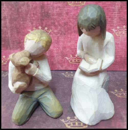 4 Willow Tree - Figures (Wisdom, Kindness, Love of Learning and Surrounded by Love)