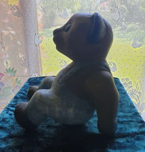 Two Solid Wood Teddy Bears (so cute)