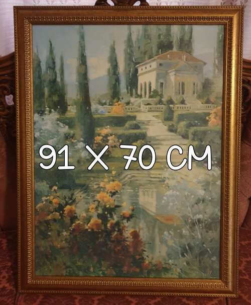 Framed painting/print with Glass