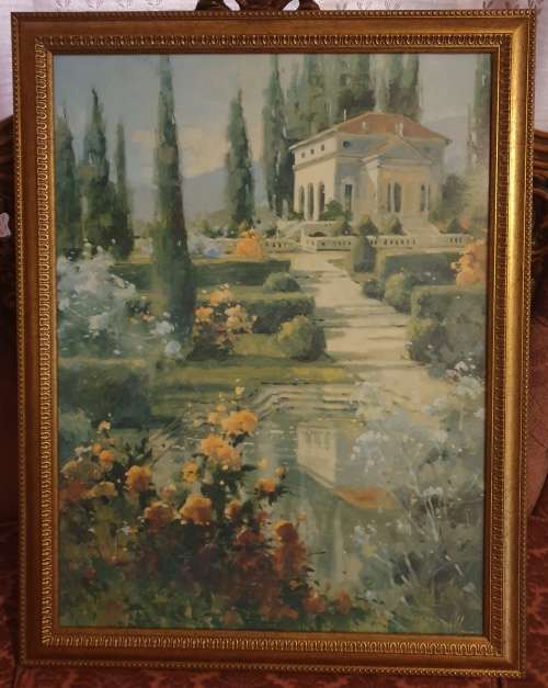 Framed painting/print with Glass