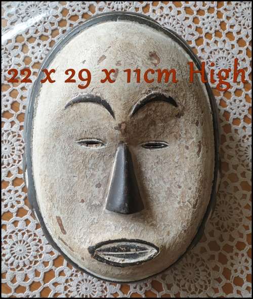Huge Two Wooden Masks    ..... ABSOLUTE BARGAIN !!!