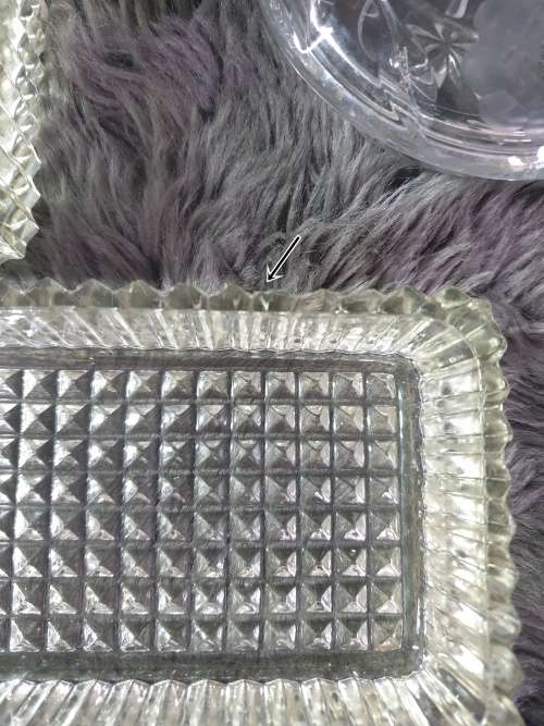 3 Glass Items for Dressing Table