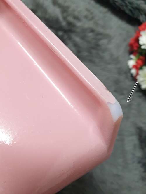 Pyrex Pink Daisy  Dish  (1950s)