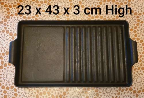 Glassy Grill Pan  Cast Iron