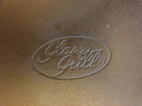 Glassy Grill Pan  Cast Iron