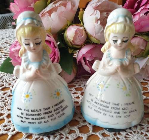 3 VINTAGE SALT SHAKERS