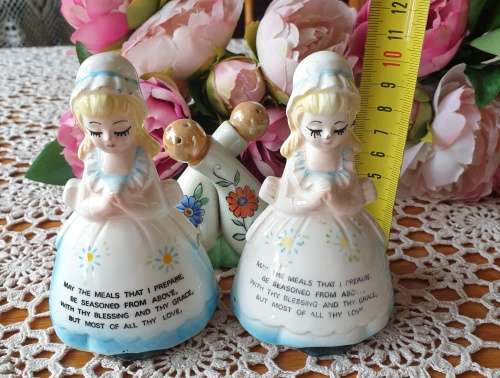 3 VINTAGE SALT SHAKERS