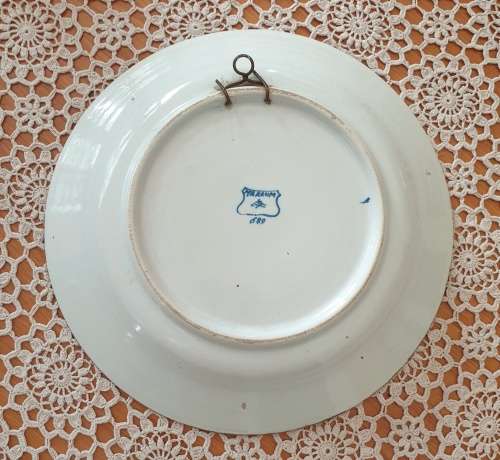 Tichelaar Makkum handpainted Delft blue wall plate