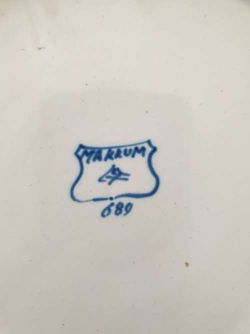 Tichelaar Makkum handpainted Delft blue wall plate