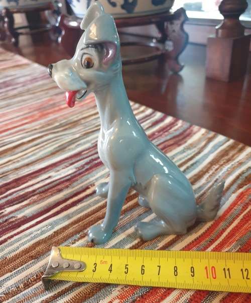 VERY RARE FIND !!!!!    Vintage Wade Porcelain Disneys Tramp Dog. ~ C.1960 ~